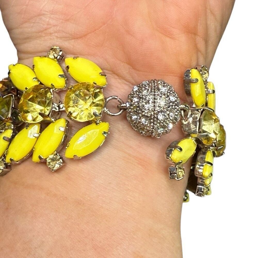 Nordstrom Yellow and Crystal Bracelet - Picture 4 of 5